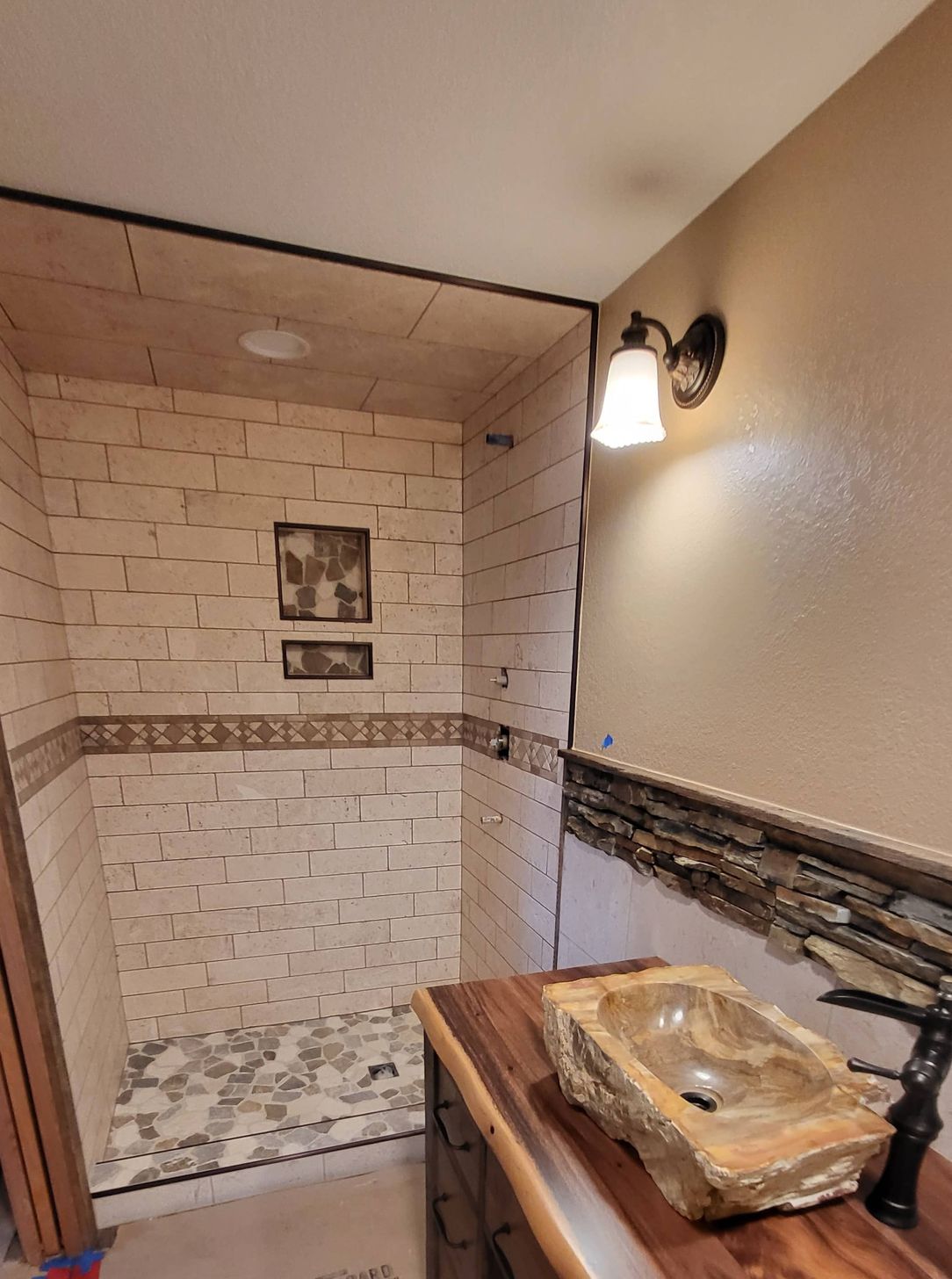 clean, modern bathroom remodel